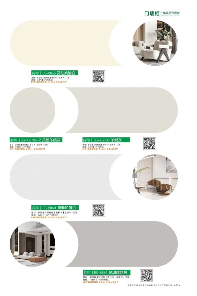 Melamine Faced Board by Ling Zhi