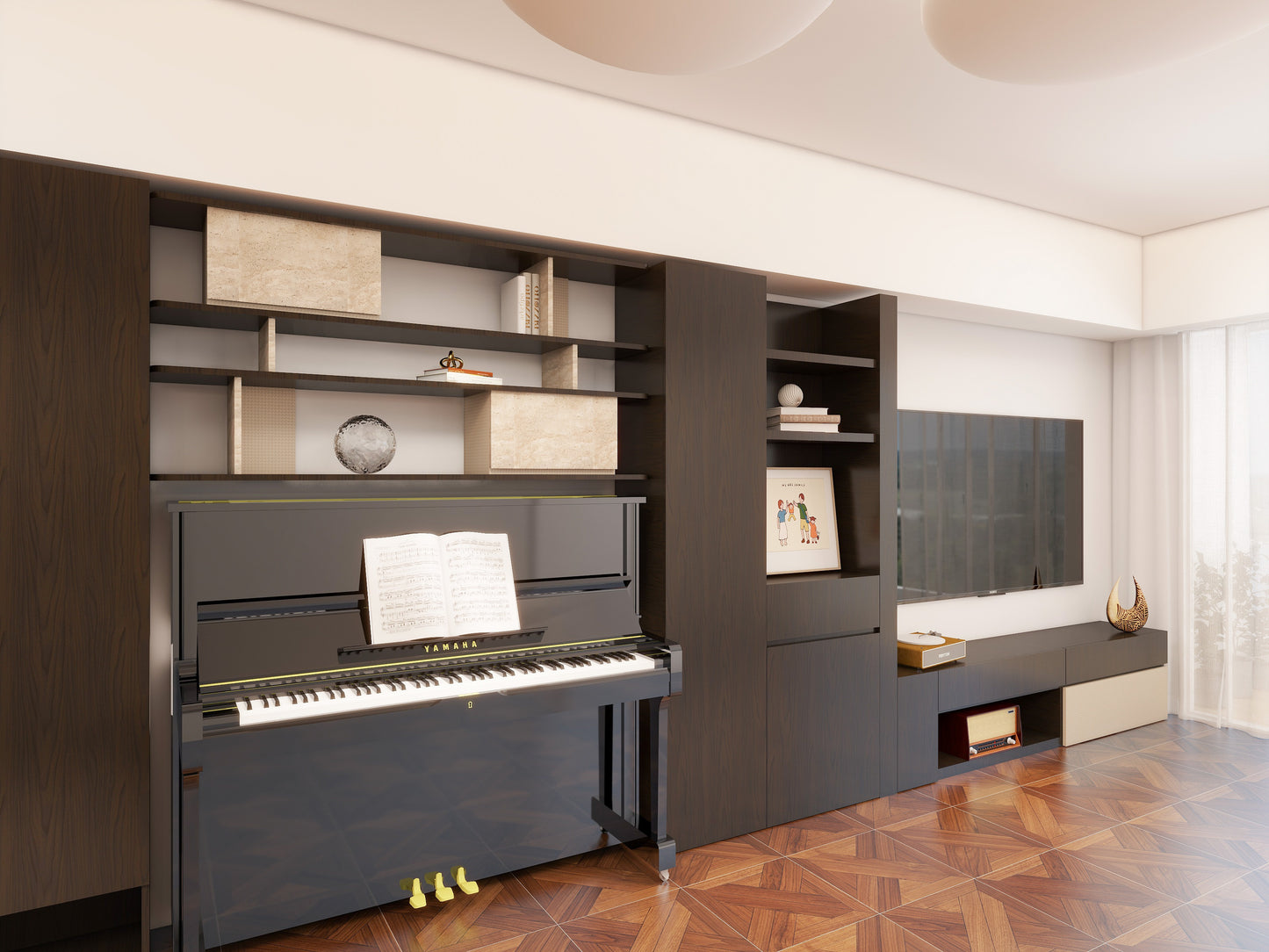 整牆儲物組合櫃Storage Wall Unit_1(Make A Home 造居|訂造傢俬)