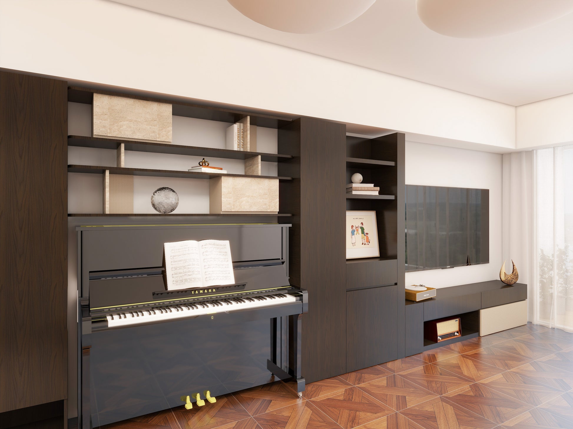 整牆儲物組合櫃Storage Wall Unit_1(Make A Home 造居|訂造傢俬)
