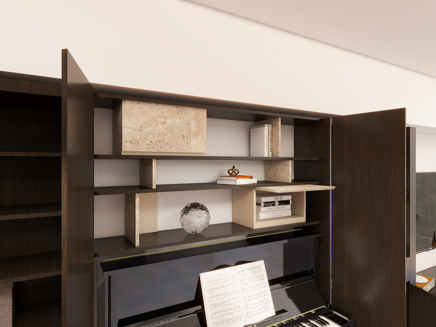 整牆儲物組合櫃Storage Wall Unit_15Make A Home 造居|訂造傢俬)