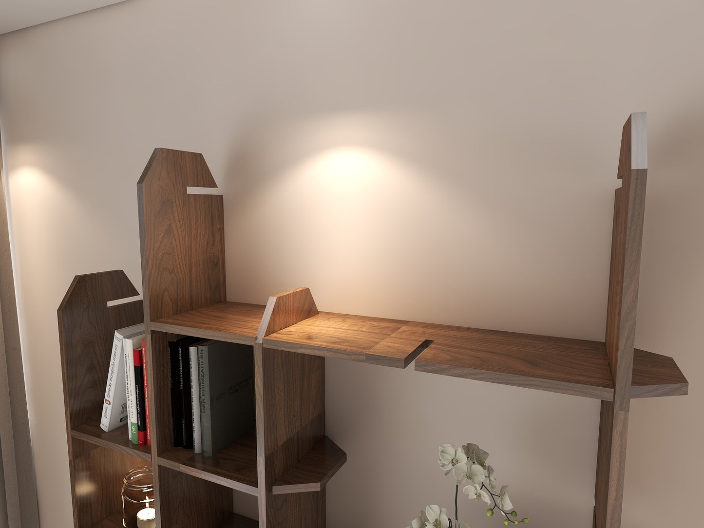 Panel-To-Shelf系列-書架A _2 (Make A Home 造居|訂造傢俬)