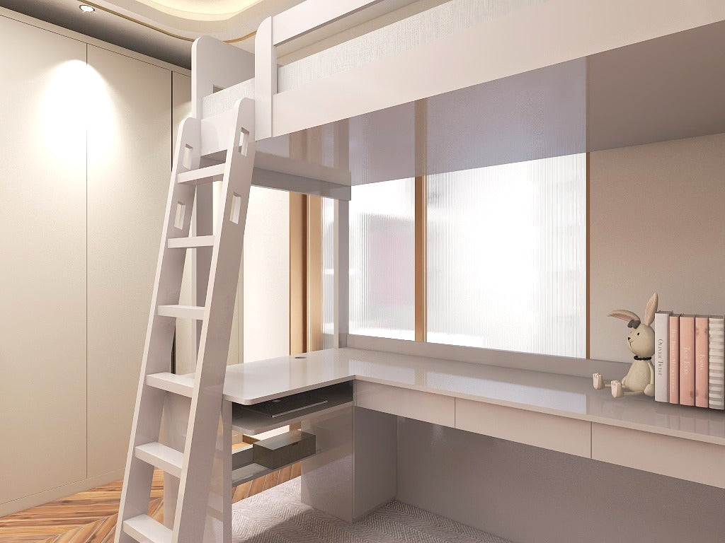簡約特高高架床 Simple Extra High Loft Bed_3 (Make A Home 造居|訂造傢俬)