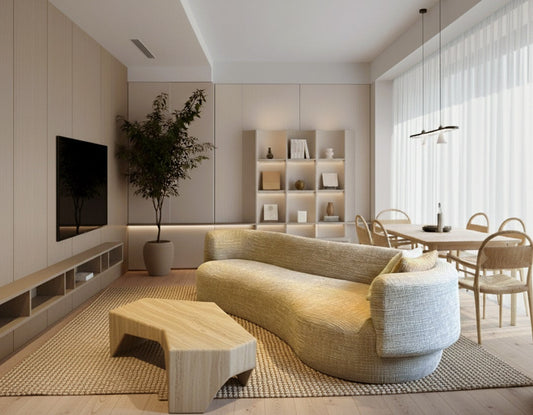 家居設計佈局 - 現代感的中性色調