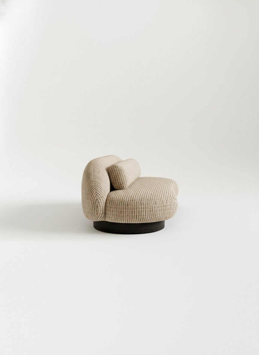 Curved Low-back Sofa_side