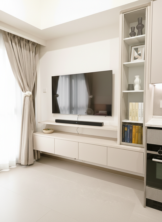 TV wall cabinet Set IV (Made-to-order only)