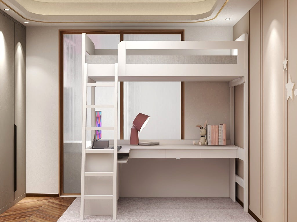 Simple Extra High Loft Bed - Make A Home 造居|Custom Made Furniture