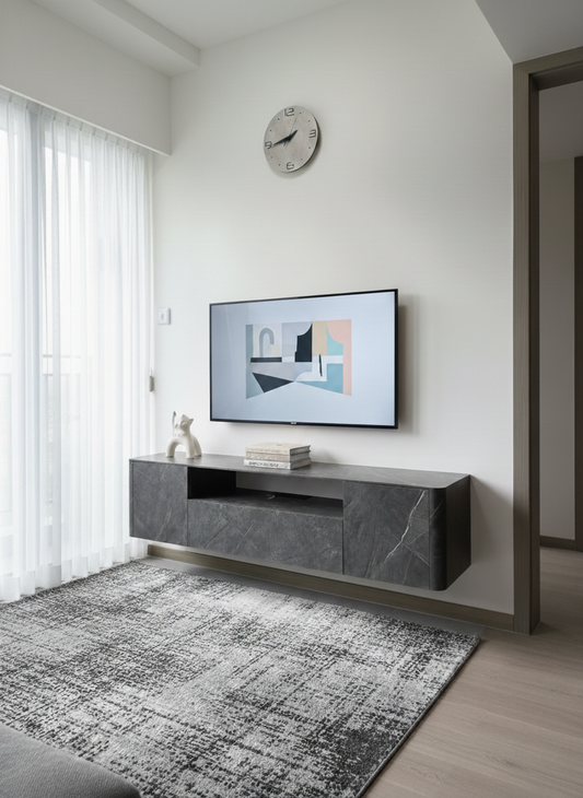TV wall cabinet Set ll_on wall